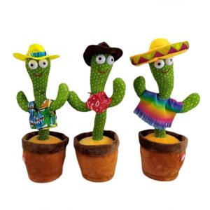 Novelty & Gag Toys |   New Electronic Dancing Cactus Singing Dancing Decoration Gift For Kids Funny Early Education Toys Knitted Fabric Plush Toys Novelty & Gag Toys Novelty & Gag Toys