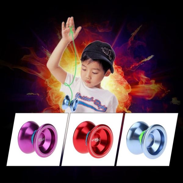 Novelty & Gag Toys |   Professional Magic Yoyo T5 Overlord Aluminum Alloy Metal Yoyo 8 Ball Kk Bearing With String For Kids Lake Blue Novelty & Gag Toys Novelty & Gag Toys