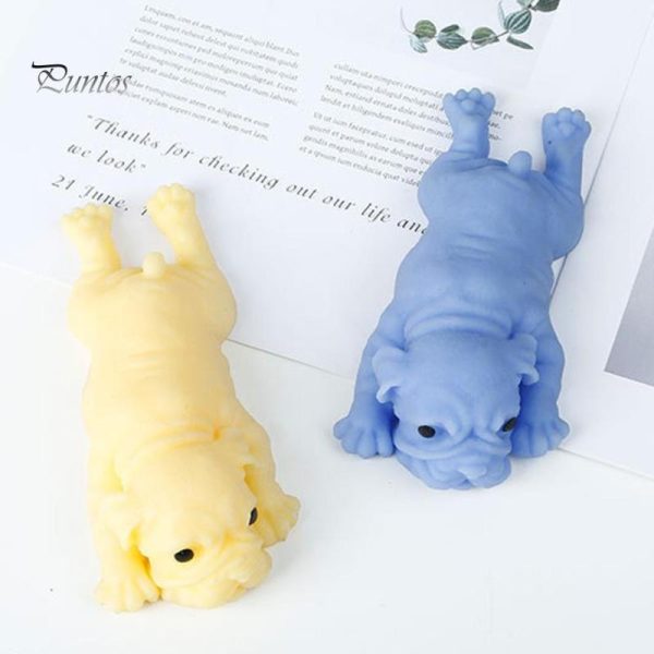 Novelty & Gag Toys |   Puntos Kids Adult Toy Realistic Silicone Bulldog Soft Animal Stress Relieve Squeezing Novelty & Gag Toys Novelty & Gag Toys