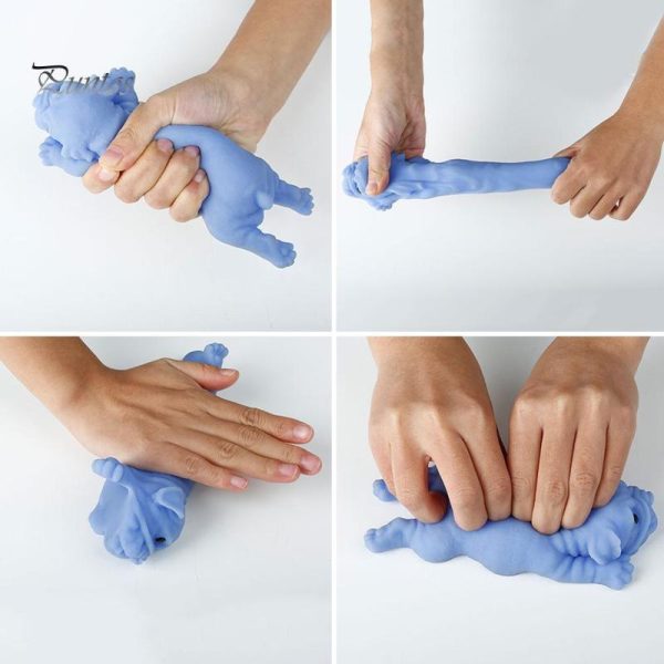 Novelty & Gag Toys |   Puntos Kids Adult Toy Realistic Silicone Bulldog Soft Animal Stress Relieve Squeezing Novelty & Gag Toys Novelty & Gag Toys