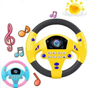 Novelty & Gag Toys |   Steering Wheel Toys For Toddlers, Children Steering Wheel With Sound Simulation Driving Car Toys, Pretend Driving Toy, Kids Interactive Toys Novelty & Gag Toys Novelty & Gag Toys