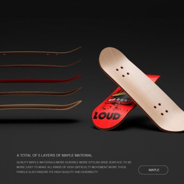 Novelty & Gag Toys |   Wooden Fingerboard Fingerboard Set Finger Skate Board Maple Wood Professional Mini Skateboard Kid Toys For Boys Novelty & Gag Toys Novelty & Gag Toys