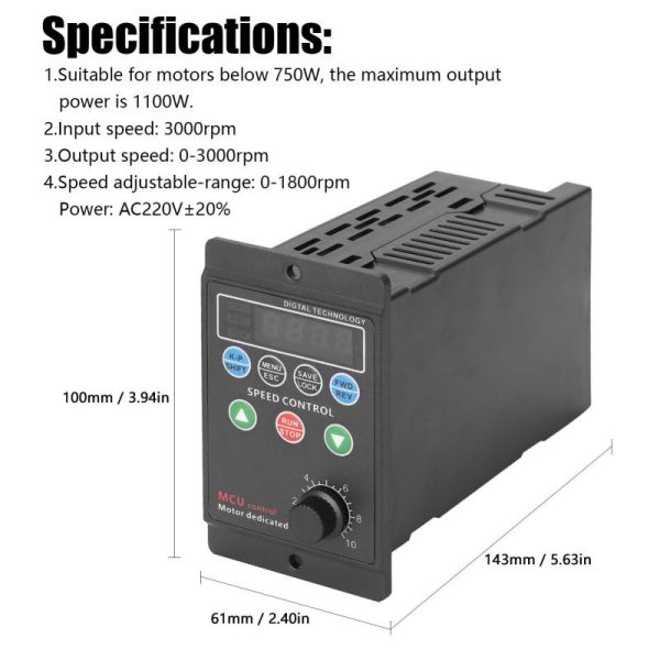 Office Equipment |   220 V Single-Phase Input Three-Phase Output Motor Driver Frequency Converter With Four-Digit Electronics Office Equipment