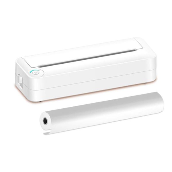 Office Equipment |   A4 Portable Paper Printer Thermal Printing Wireless Bt Connect Compatible With Ios And Android Electronics Office Equipment