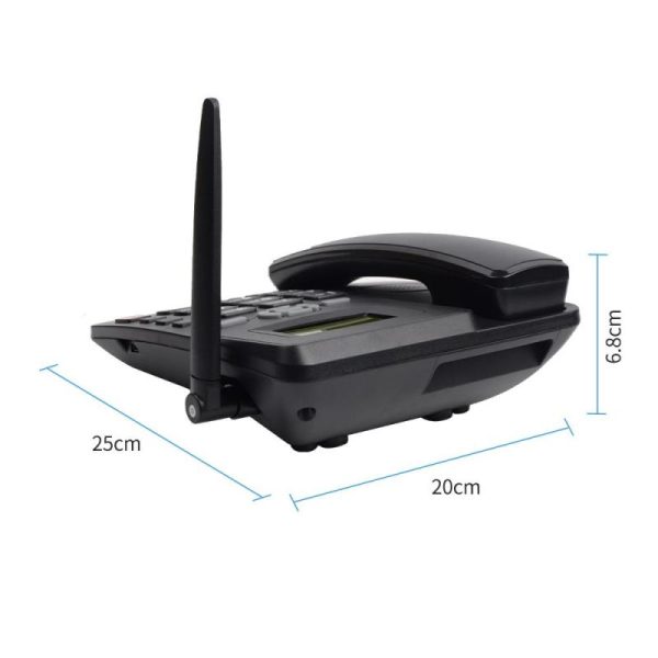 Office Equipment |   Cordless Phone Desktop Telephone Support Gsm 85090018001900Mhz Dual Sim Card 2G Fixed Wireless Electronics Office Equipment