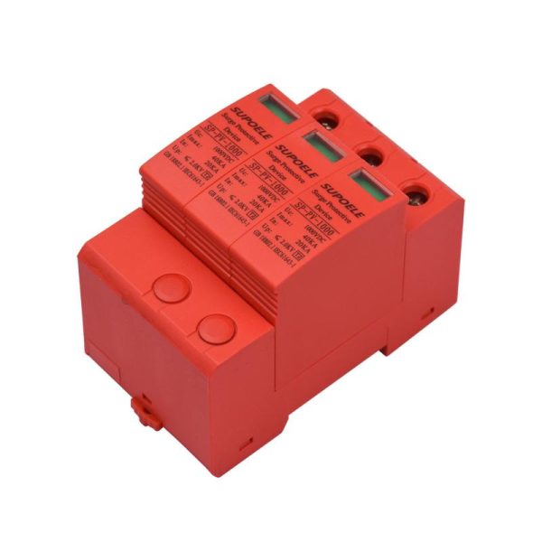 Office Equipment |   Dc 1000V Surge Protective Device 3P 40Ka Surge Arrester Photovoltaic Pv Thunder Proof Protector Electronics Office Equipment