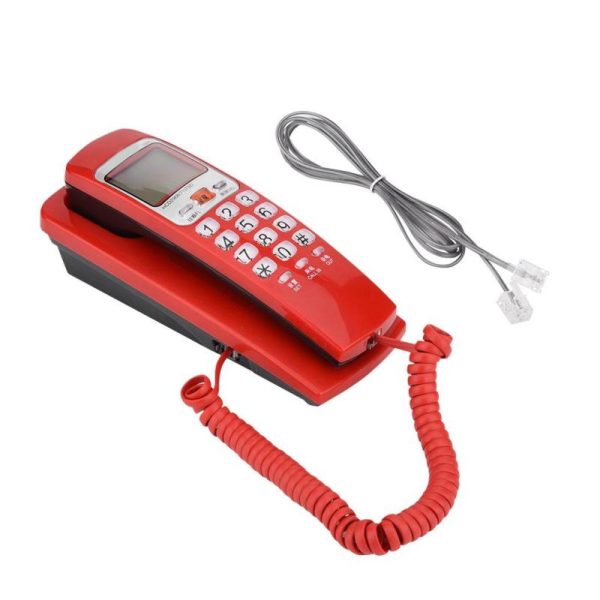 Office Equipment |   /Dtmf Caller Id Telephone Corded Phone Desk Put Landline Fashion Extension Telephone For Home Electronics Office Equipment