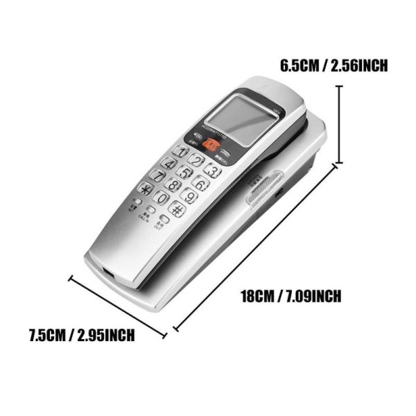 Office Equipment |   /Dtmf Caller Id Telephone Corded Phone Desk Put Landline Fashion Extension Telephone For Home Electronics Office Equipment