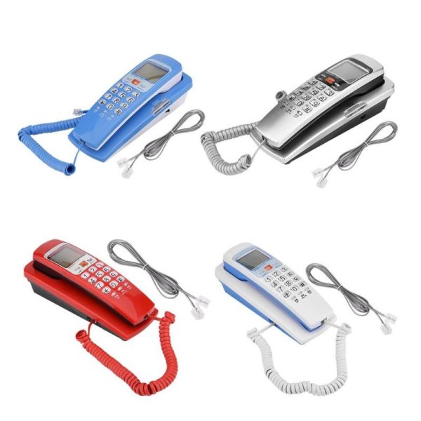 Office Equipment |   /Dtmf Caller Id Telephone Corded Phone Desk Put Landline Fashion Extension Telephone For Home Electronics Office Equipment