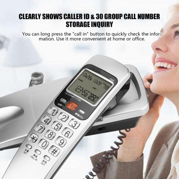 Office Equipment |   /Dtmf Caller Id Telephone Corded Phone Desk Put Landline Fashion Extension Telephone For Home Electronics Office Equipment