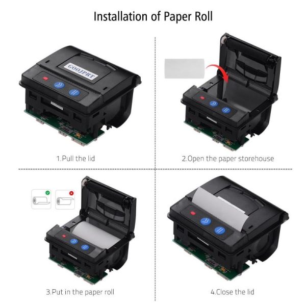 Office Equipment |   Goojprt Qr203 Printer Module 58Mm Low Noise Direct Thermal Printing Mini Electronics Office Equipment