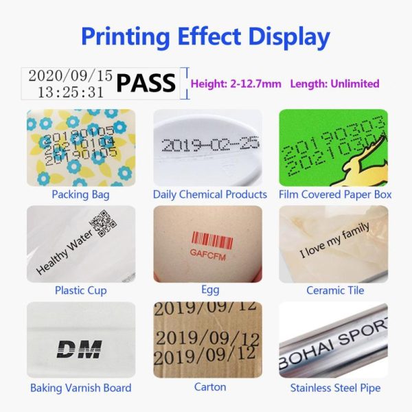 Office Equipment |   Handheld Printer Portable Inkjet Printer  Inkjet Code Printer With 4.3 Inch Led Electronics Office Equipment