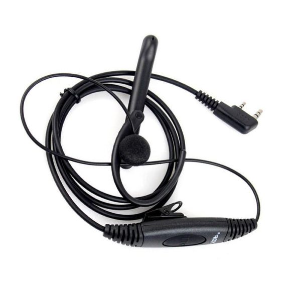 Office Equipment |   Hot 1 Pc 2 Pin Ear Bar Earpiece Mic Ptt Headset For Kenwood Baofeng Walkie Talkie Uv-5R 777 888S Woux Electronics Office Equipment