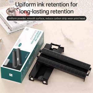 Office Equipment |   Hprt 2 Rolls Thermal Transfer Ribbon For Gt1 Portable A4 Thermal Transfer Printer For Home Office Electronics Office Equipment