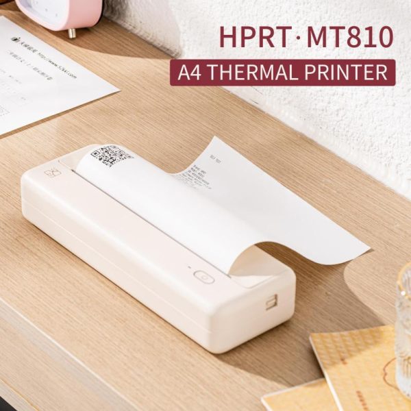 Office Equipment |   Hprt Mt810 A4 Portable Paper Printer Thermal Printing Wireless Bt Connect Compatible With Ios And Electronics Office Equipment