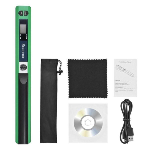 Office Equipment |   Portable Handheld Wand Wireless Scanner A4 Size 900Dpi Jpgpdf Formate Lcd Display With Protecting Electronics Office Equipment