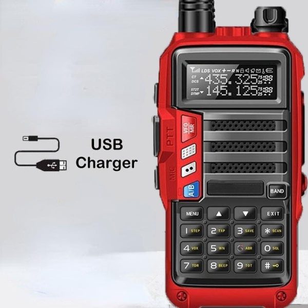 Office Equipment |   Powerful Walkie Talkie Cb Radio Transceiver  120Km Long Range Portable Radio For Hunting Forest City Upgrade S9 With Usb Charger Electronics Office Equipment