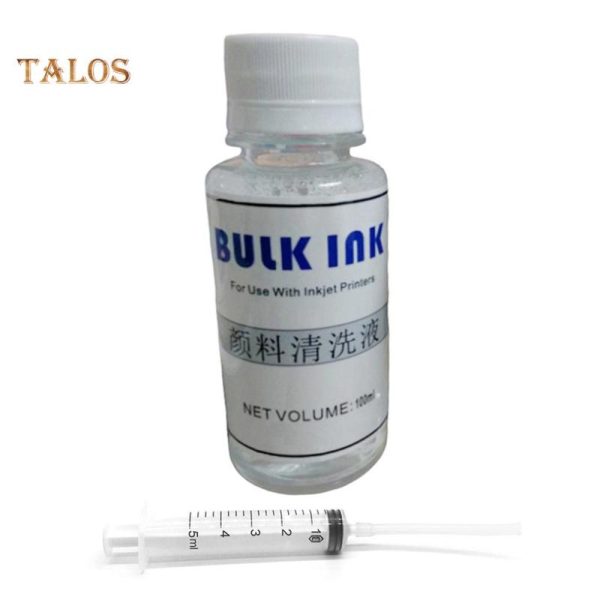 Office Equipment |   Talos 100Ml Cleaning Fluid Dye Cleaner For Epson For Canon For Brother Inkjet Printer Electronics Office Equipment