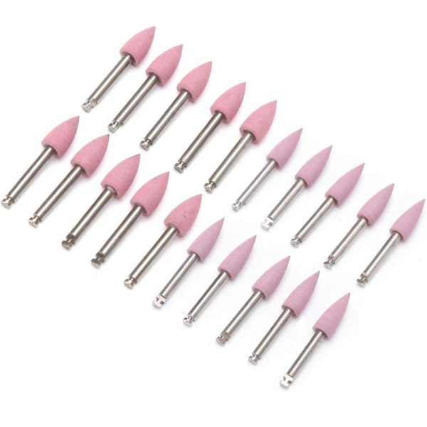 Oral Care |   10Pcs Dental Polishing Burs Low Speed Dental Grinding Polisher Burs Drill Bits Set Pink Health Oral Care