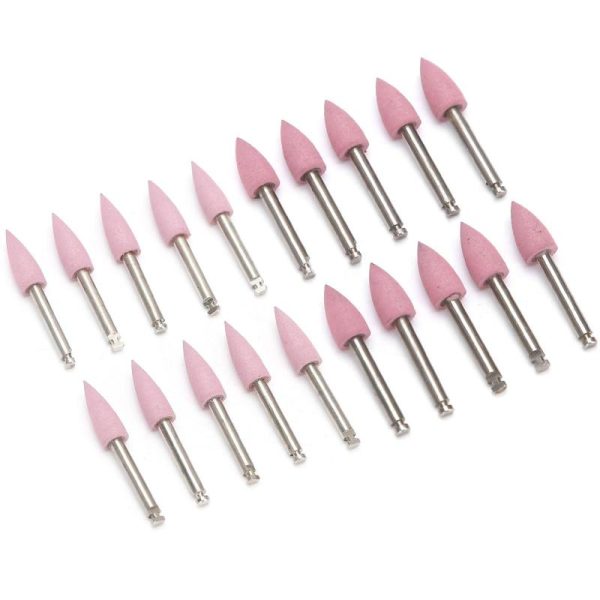 Oral Care |   10Pcs Dental Polishing Burs Low Speed Dental Grinding Polisher Burs Drill Bits Set Pink Health Oral Care