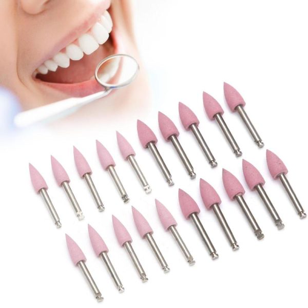 Oral Care |   10Pcs Dental Polishing Burs Low Speed Dental Grinding Polisher Burs Drill Bits Set Pink Health Oral Care