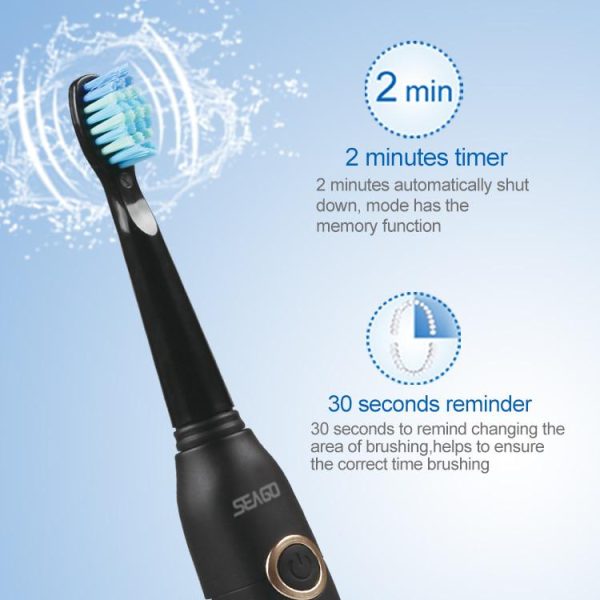 Oral Care |   Seago Sonic Electric Toothbrush Sg-507 Adult Timer Brush 5 Mode Usb Charger Rechargeable Tooth Brush Health Oral Care