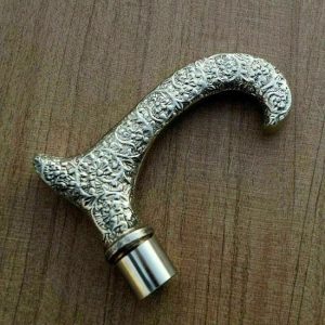 Orthopedic Products |   Brass Designer Silver Derby Handle Handmade For Walking Stick Wooden Cane Gift Health Orthopedic Products