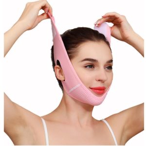 Orthopedic Products |   Facial Strap, V Line Lifting Chin Strap, Double Chin Reducer Face Lifting Belt Bandage Cheek V Shape Lift Up Thin Strap Neck Compression Health Orthopedic Products