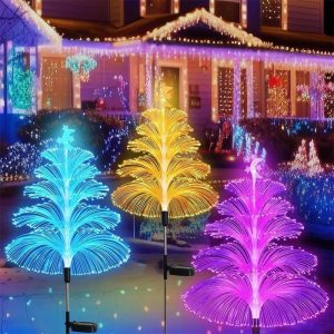 Outdoor Lighting |   7-Color Solar Lawn Light 5-Layer Christmas Tree Lights Led Courtyard Landscape Lights Waterproof Street Decorative Lights Home & Kitchen Lighting