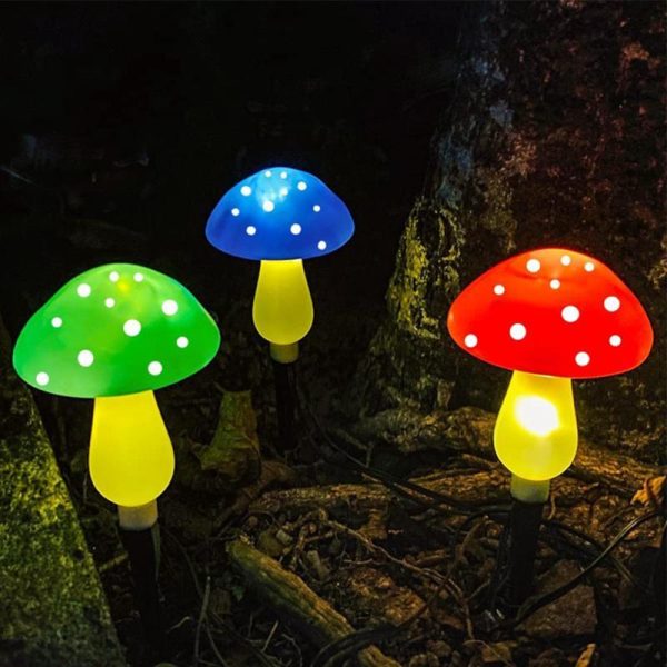 Outdoor Lighting |   Led Outdoor Solar Lights Mushroom Shape Luminous String Lamp For Lawn Garden Patio Street Decoration Outdoor Lighting Outdoor Lighting