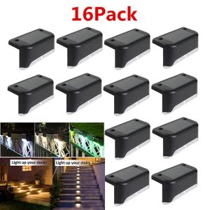 Outdoor Lighting |   Solar Led Light Outdoor Waterproof Step Lights Garden Outdoor Solar Spotlights Decoration Lighting For Fence Patio Stair Yard Home & Kitchen Lighting