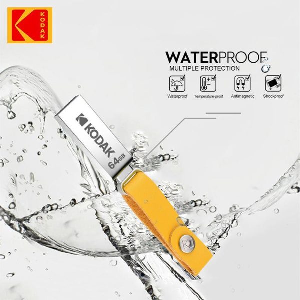 Pcs, Hardware & Gaming |   Kodak K122 Mini Metal Usb Flash Drive Usb2.0 Pen Drive 32Gb/64Gb/128Gb With Lanyard Electronics Pcs, Hardware & Gaming