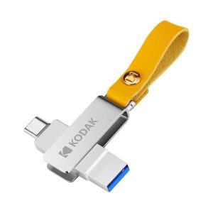 Pcs, Hardware & Gaming |   Kodak K243C Metal Usb3.1 Usb Flash Drive Pendrive 32Gb/64Gb/128Gb/256Gb Type C Flash Drive Landyard For Keys Usb For Smartphone Electronics Pcs, Hardware & Gaming