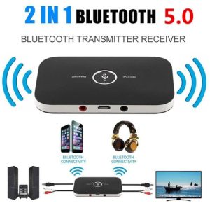 Pcs, Hardware & Gaming |   Upgraded Bluetooth 5.0 Audio Transmitter Receiver Rca 3.5Mm Aux Jack Usb Dongle Music Wireless Adapter For Car Pc Tv Headphones Electronics Pcs, Hardware & Gaming