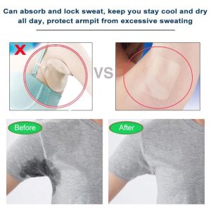 Personal Hygiene |   1 Roll Disposable Armpit Prevent Sweat Pads Transparent Underarm Dry Antiperspirant Sticker Health Personal Hygiene