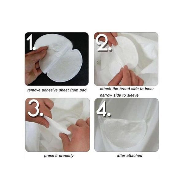 Personal Hygiene |   100Pcs Summer Deodorants Underarm Pads Absorbent Sweat Pads Disposable Perspiration Patch Health Personal Hygiene