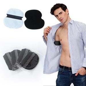 Personal Hygiene |   50/100/200Pcs Black Disposable Underarm Shirt Antiperspirant Patch Armpits Care Sweat Pads Shirt Deodorants Absorbing Stickers Health Personal Hygiene