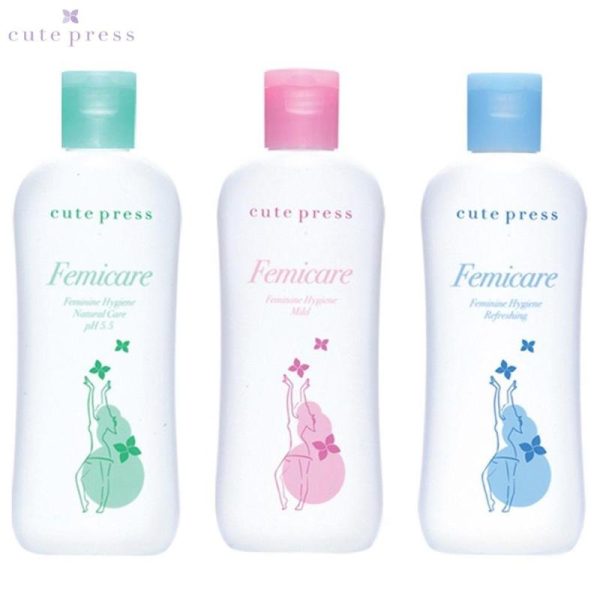 Personal Hygiene |   Cute Press Femicare Feminine Hygiene Natural / Mild / Refreshing Care 100 Ml – Thai Health Personal Hygiene