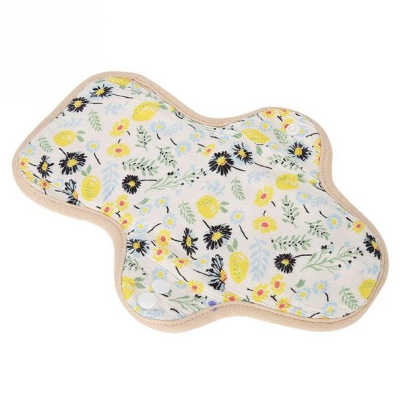 Personal Hygiene |   Feminine Washable Cloth Menstrual Pad Fan-Shaped Wing Reusable Sanitary Napkin Panty Liner Health Personal Hygiene