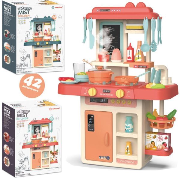 Pretend Play Sets |   42Pcs/Set Children Simulation Kitchen Toys Set 63cm  Kids Play House Water Spray Cooking Tableware Pretend Play Sets Pretend Play Sets