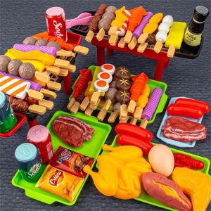 Pretend Play Sets |   Baby Pretend Play Kitchen Kids Toys Simulation Barbecue Cookware Cooking Food Role Play Educational Gift Toys For Girls Children Pretend Play Sets Pretend Play Sets