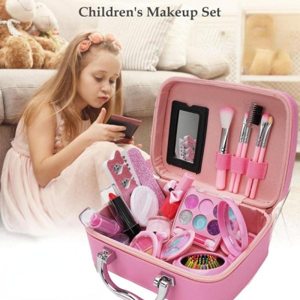 Pretend Play Sets |   Children’s Simulation Make Up Cosmetics Handbags Girls Can Apply Nail Polish Play House Gift Toys Pretend Play Sets Pretend Play Sets