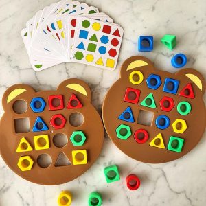 Puzzles & Brain Teasers |   Children Matching Puzzle Toys Colors Geometric Shape Jigsaw Board Games Early Educational Interaction Toys For Kids Games Puzzles & Brain Teasers Puzzles & Brain Teasers