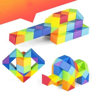 Puzzles & Brain Teasers |   Dingsheng 24 36 48 60 72 Segments Magic Rule Snake Multi-Color 3D Puzzle Game Cube Twist Puzzles & Brain Teasers Puzzles & Brain Teasers