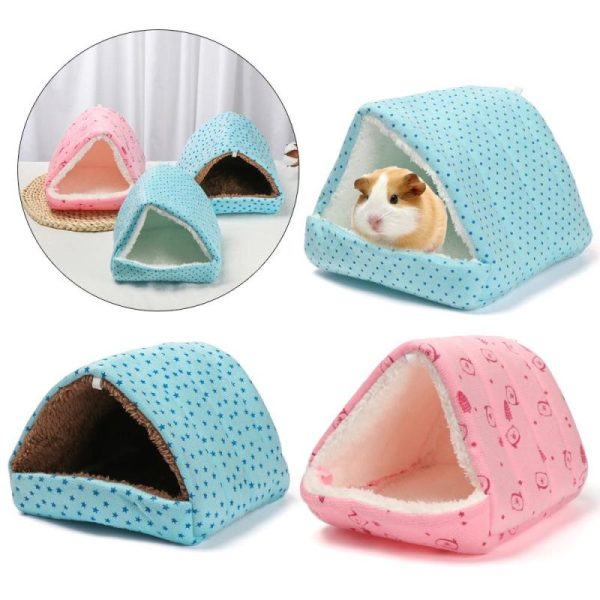 Rodents |   1Pc Mini Soft Animal Hammock Nest Ferret Rabbit Guinea Pig Rat Hamster Mice Bed Toy Warmer Cushion House Cave Pets Supplies Pet Supplies Rodents