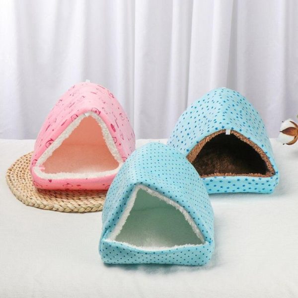 Rodents |   1Pc Mini Soft Animal Hammock Nest Ferret Rabbit Guinea Pig Rat Hamster Mice Bed Toy Warmer Cushion House Cave Pets Supplies Pet Supplies Rodents