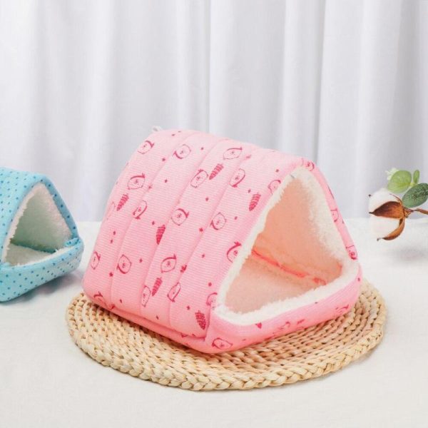 Rodents |   1Pc Mini Soft Animal Hammock Nest Ferret Rabbit Guinea Pig Rat Hamster Mice Bed Toy Warmer Cushion House Cave Pets Supplies Pet Supplies Rodents