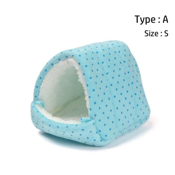 Rodents |   1Pc Mini Soft Animal Hammock Nest Ferret Rabbit Guinea Pig Rat Hamster Mice Bed Toy Warmer Cushion House Cave Pets Supplies Pet Supplies Rodents