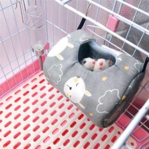 Rodents |   Chinchilla Cage Accessories Hamster House Hammock Washable Mini Hanging Nest Pet Supplies Rodents