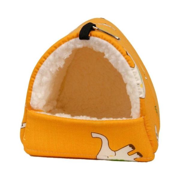 Rodents |   Comfortable Mini Cage House Nest Guinea Pig Nest Hamster Sleeping Bed Warm Mat Hamster Hammock Bed Pet Supplies Rodents